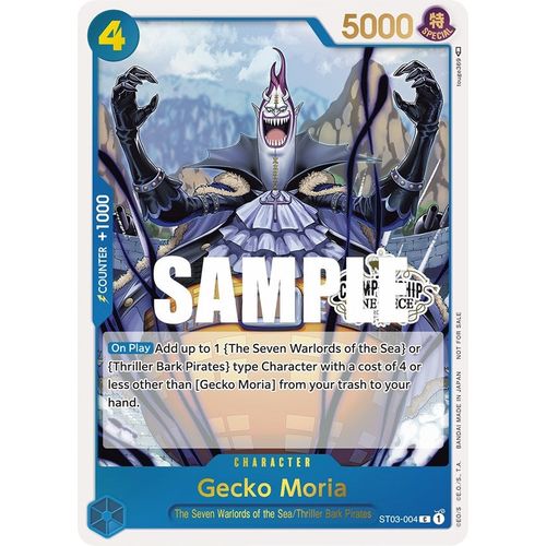 Gecko Moria (Store Championship Participation Pack) (ST03 - 004) [One Piece Promotion Cards] - PokéBox Australia