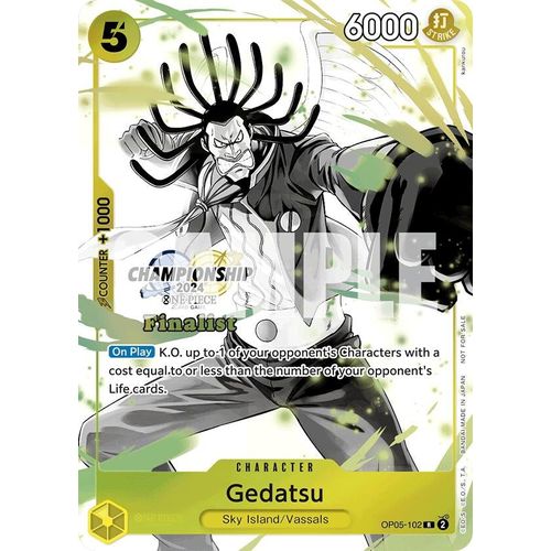 Gedatsu (Championship 2024 Finalist Card Set Vol. 2) (OP05 - 102) [One Piece Promotion Cards] - PokéBox Australia
