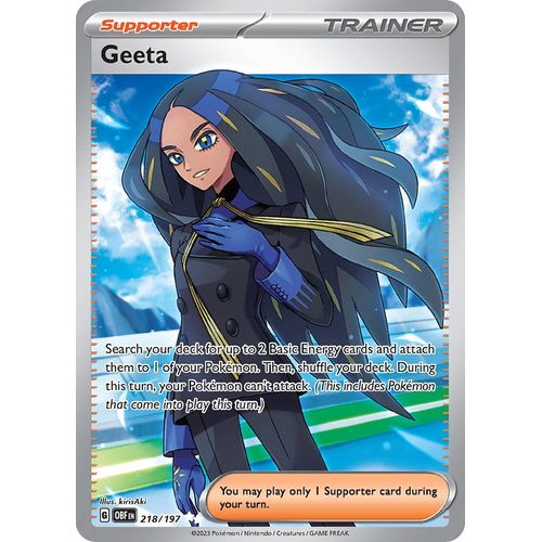 Geeta (218/197) [SV03: Obsidian Flames] - PokéBox Australia