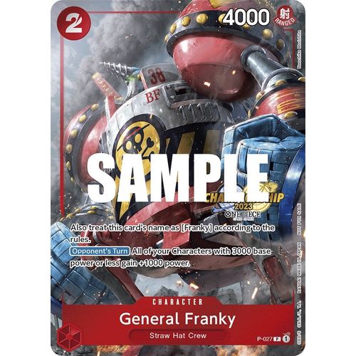 General Franky (CS 2023 Event Pack) (P - 027) [One Piece Promotion Cards] - PokéBox Australia