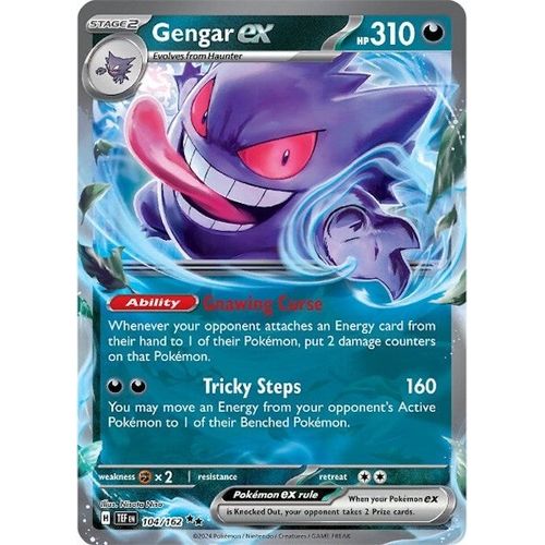 Gengar ex (104/162) [SV05: Temporal Forces] - PokéBox Australia