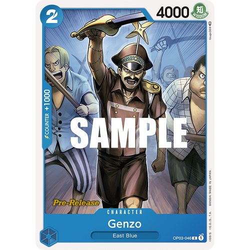 Genzo (OP03 - 046) [Pillars of Strength Pre - Release Cards] - PokéBox Australia