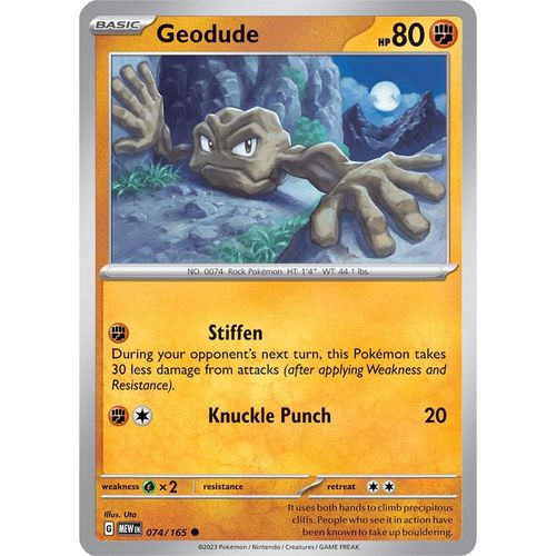 Geodude (074/165) [SV: Scarlet & Violet 151] - PokéBox Australia