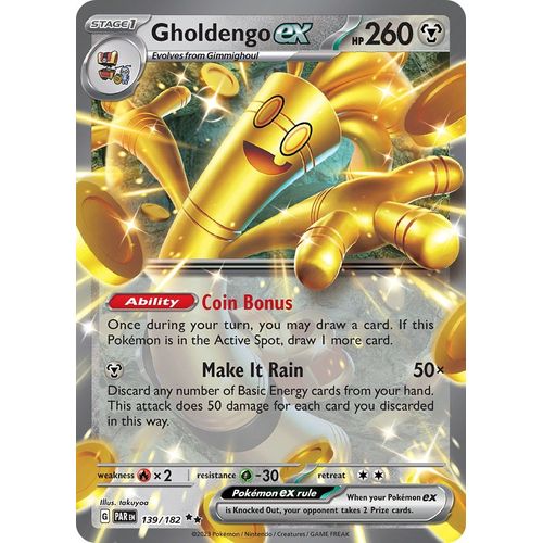 Gholdengo ex (139/182) [SV04: Paradox Rift] - PokéBox Australia