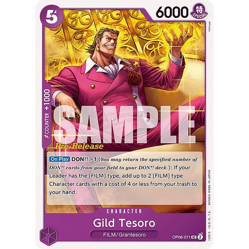 Gild Tesoro (OP06 - 071) [Wings of the Captain Pre - Release Cards] - PokéBox Australia