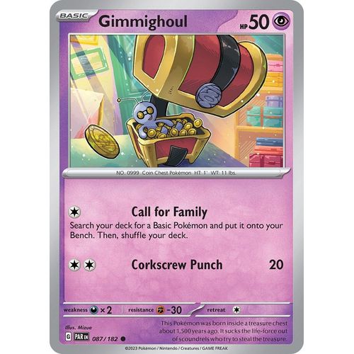 Gimmighoul (087/182) [SV04: Paradox Rift] - PokéBox Australia