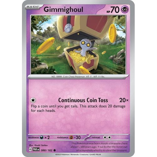 Gimmighoul (088/182) [SV04: Paradox Rift] - PokéBox Australia