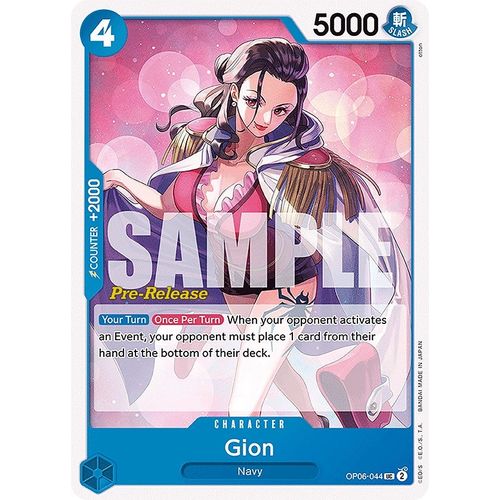 Gion (OP06 - 044) [Wings of the Captain Pre - Release Cards] - PokéBox Australia