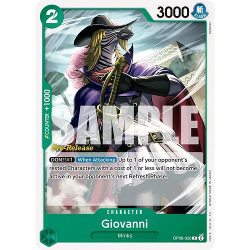 Giovanni (OP08 - 026) [Two Legends Pre - Release Cards] - PokéBox Australia