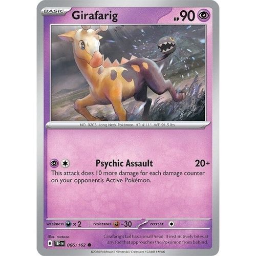 Girafarig (066/162) [SV05: Temporal Forces] - PokéBox Australia