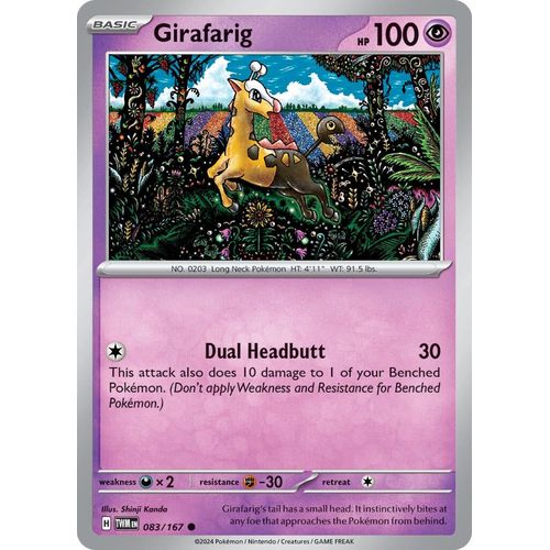 Girafarig (083/167) [SV06: Twilight Masquerade] - PokéBox Australia