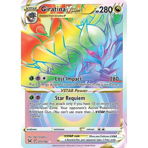 Giratina VSTAR (201) (Secret) (201/196) (SWSH11: Lost Origin) - PokéBox Australia