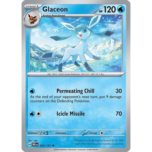 Glaceon (025/131) [SV: Prismatic Evolutions] - PokéBox Australia