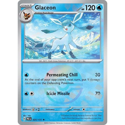 Glaceon (Poke Ball Pattern) (025/131) [SV: Prismatic Evolutions] - PokéBox Australia