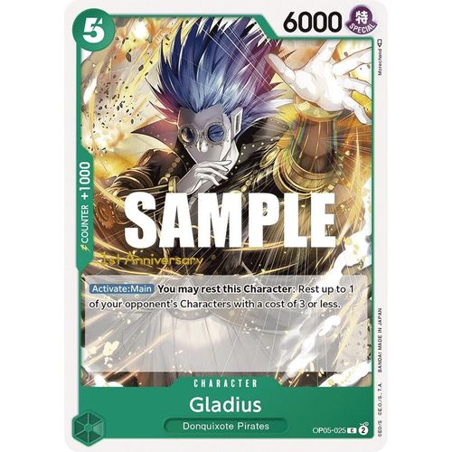 Gladius (OP05 - 025) [Awakening of the New Era: 1st Anniversary Tournament Cards] - PokéBox Australia