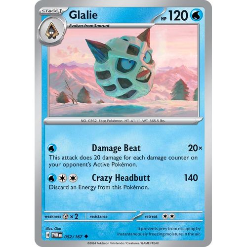 Glalie (052/167) [SV06: Twilight Masquerade] - PokéBox Australia