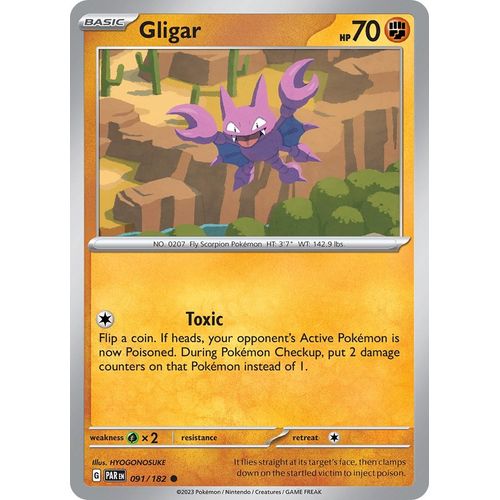 Gligar (091/182) [SV04: Paradox Rift] - PokéBox Australia