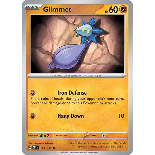 Glimmet (121/197) [SV03: Obsidian Flames] - PokéBox Australia
