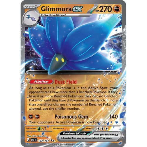Glimmora ex (123/197) [SV03: Obsidian Flames] - PokéBox Australia