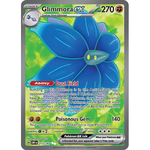 Glimmora ex (213/197) [SV03: Obsidian Flames] - PokéBox Australia