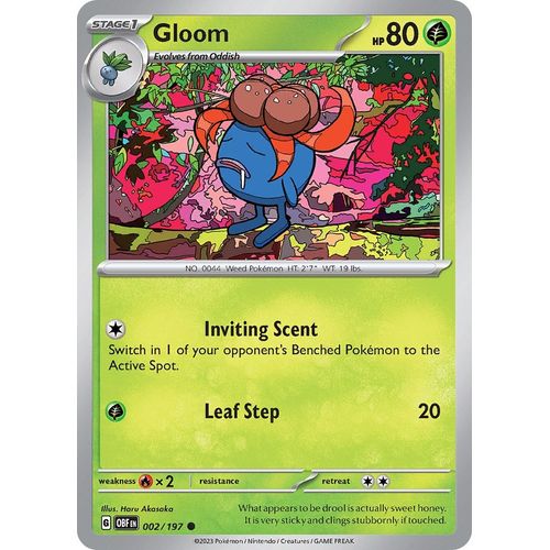 Gloom (002/197) [SV03: Obsidian Flames] - PokéBox Australia