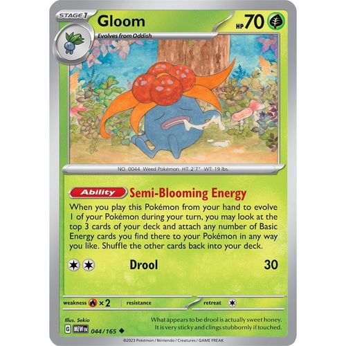 Gloom (044/165) [SV: Scarlet & Violet 151] - PokéBox Australia