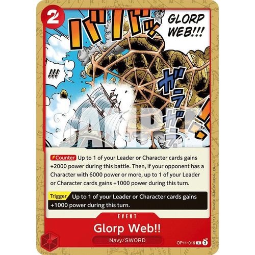Glorp Web!! (OP11 - 019) [A Fist of Divine Speed] - PokéBox Australia