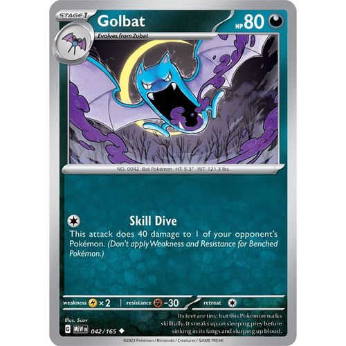 Golbat (042/165) [SV: Scarlet & Violet 151] - PokéBox Australia