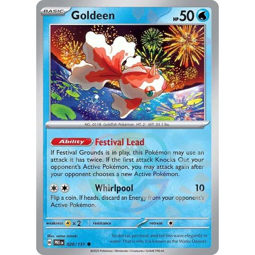 Goldeen (Master Ball Pattern) (020/131) [SV: Prismatic Evolutions] - PokéBox Australia
