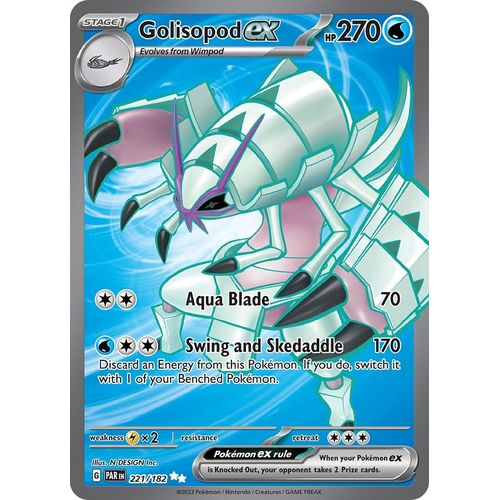 Golisopod ex (221/182) [SV04: Paradox Rift] - PokéBox Australia