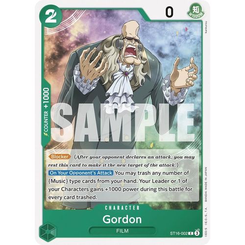 Gordon (ST16 - 002) [Starter Deck 16: GREEN Uta] - PokéBox Australia