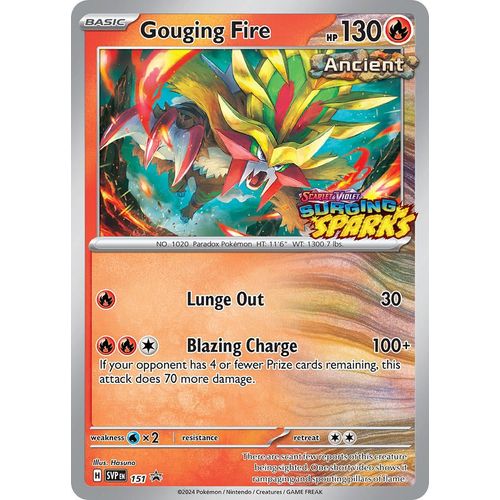 Gouging Fire - 151 (151) (SV: Scarlet & Violet Promo Cards) - PokéBox Australia