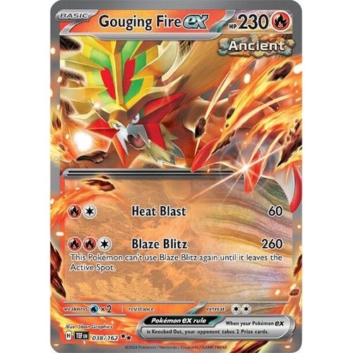 Gouging Fire ex (038/162) [SV05: Temporal Forces] - PokéBox Australia