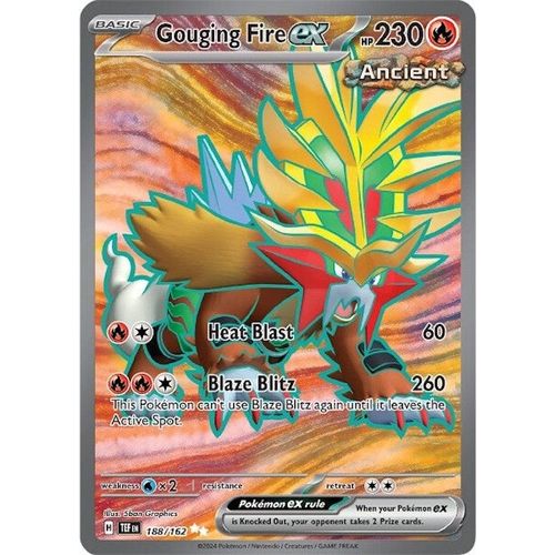 Gouging Fire ex (188/162) [SV05: Temporal Forces] - PokéBox Australia