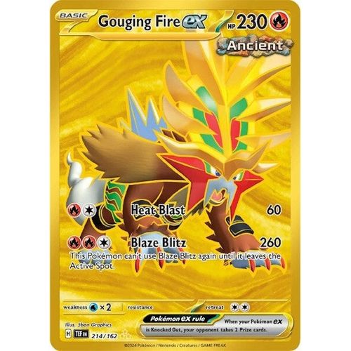 Gouging Fire ex (214/162) [SV05: Temporal Forces] - PokéBox Australia