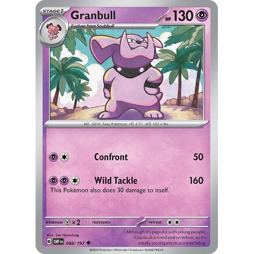 Granbull (088/197) [SV03: Obsidian Flames] - PokéBox Australia
