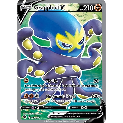 Grapploct V (Full Art) (72/73) (Champion's Path) - PokéBox Australia