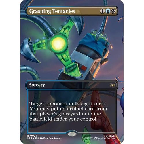 Grasping Tentacles (Borderless) (21) (Marvel's Spider - Man: Eternal - Legal) - PokéBox Australia