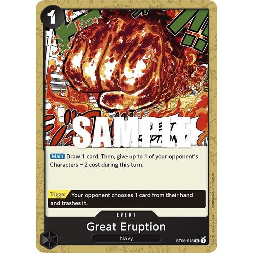 Great Eruption (ST06 - 015) [Starter Deck 6: Absolute Justice] - PokéBox Australia