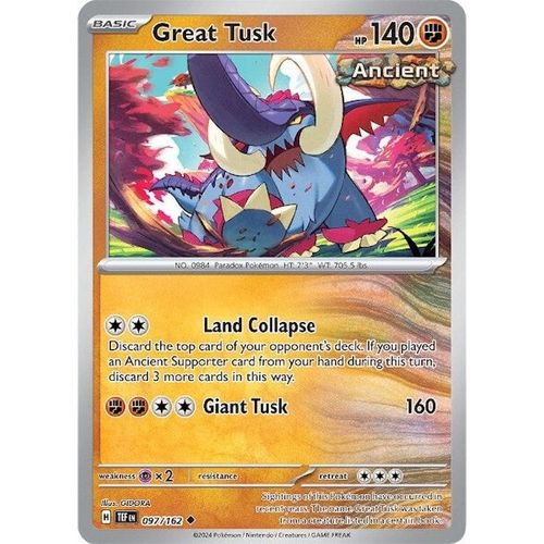 Great Tusk (097/162) [SV05: Temporal Forces] - PokéBox Australia