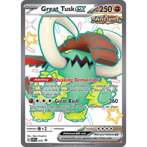 Great Tusk ex - 072 (072) (SV: Scarlet & Violet Promo Cards) - PokéBox Australia