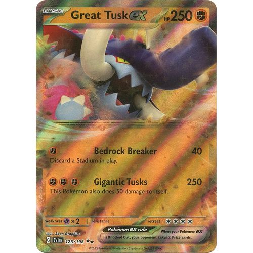 Great Tusk ex (123/198) [SV01: Scarlet & Violet Base Set] - PokéBox Australia