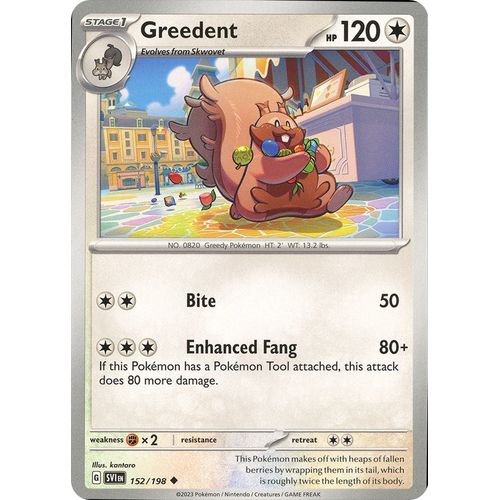 Greedent (152/198) [SV01: Scarlet & Violet Base Set] - PokéBox Australia