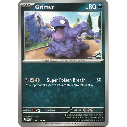 Grimer (126/198) [SV01: Scarlet & Violet Base Set] - PokéBox Australia