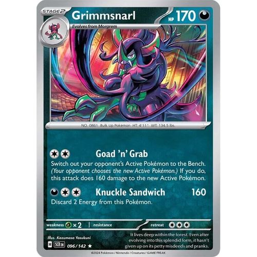 Grimmsnarl (096/142) [SV07: Stellar Crown] - PokéBox Australia