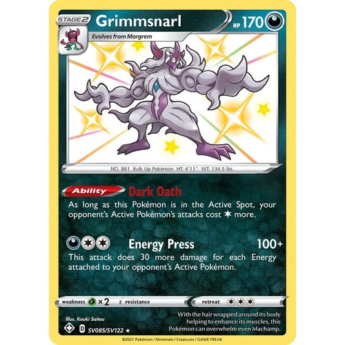 Grimmsnarl (SV085/SV122) (Shining Fates: Shiny Vault) - PokéBox Australia