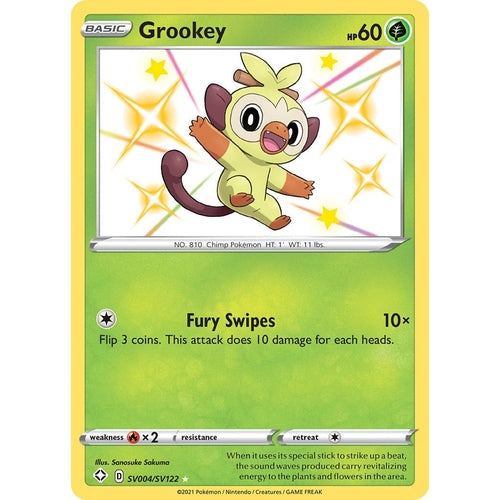 Grookey (SV004/SV122) (Shining Fates: Shiny Vault) - PokéBox Australia