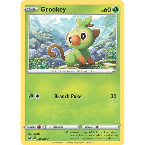 Grookey - SWSH001 (SWSH001) (SWSH: Sword & Shield Promo Cards) - PokéBox Australia