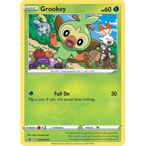 Grookey - SWSH070 (SWSH070) (SWSH: Sword & Shield Promo Cards) - PokéBox Australia