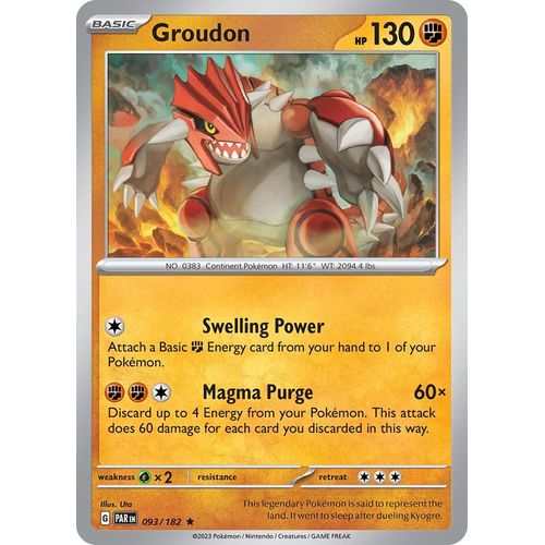 Groudon (093/182) [SV04: Paradox Rift] - PokéBox Australia